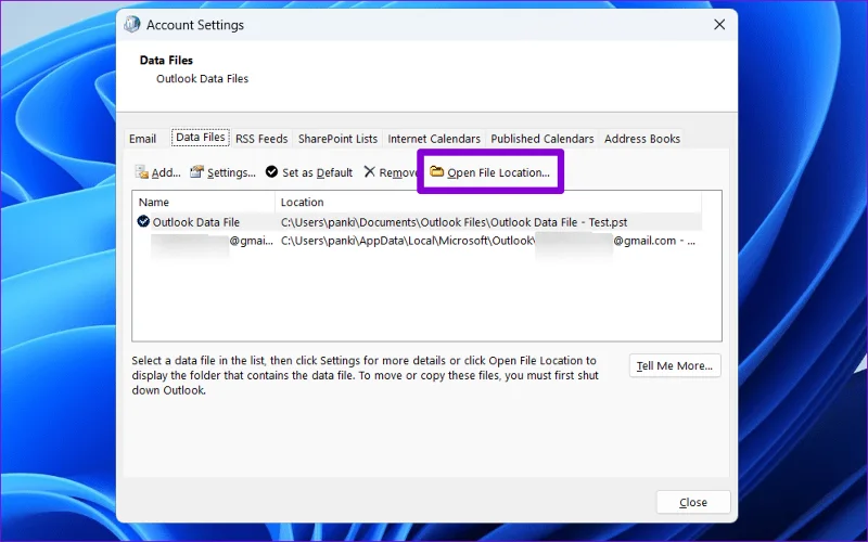 5 formas de solucionar el error "No se puede acceder al archivo de datos de Outlook" en Windows