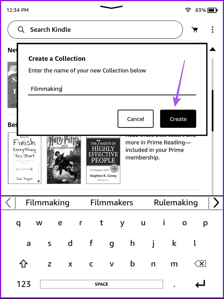 Comment créer et gérer des collections sur Amazon Kindle