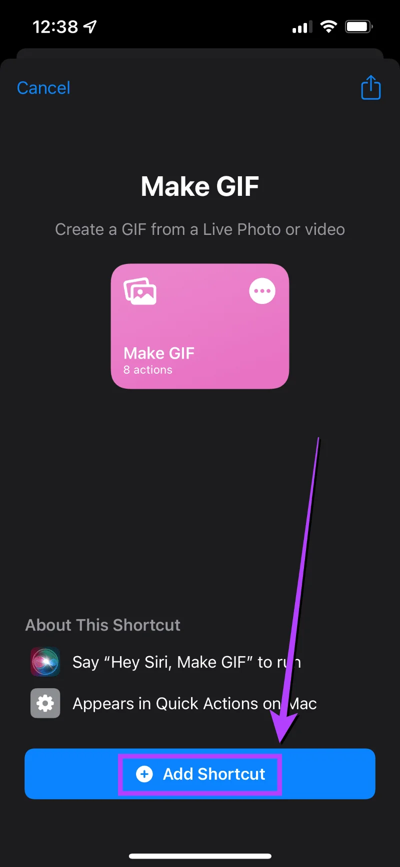 Hoe Live Photos op te slaan als GIF's op de iPhone