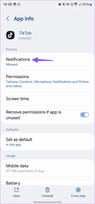 Top 10 manieren om TikTok-meldingen te repareren die niet werken op iPhone en Android