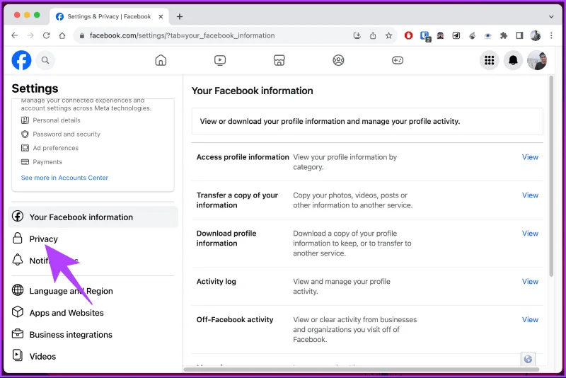 Impedisci agli amici di Facebook di vedere la tua attività e nascondila