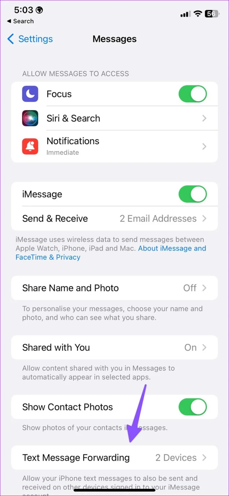 Top 10 manieren om berichten te repareren die niet synchroniseren tussen iPhone en iPad