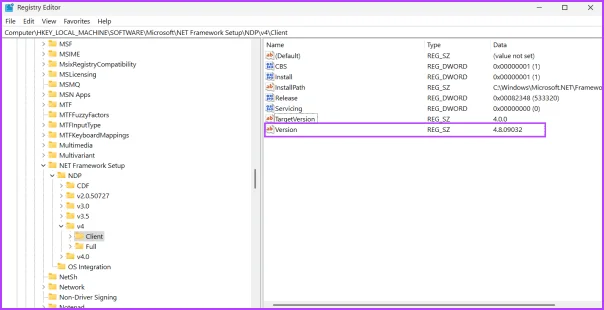 5 szybkich sposobów sprawdzania wersji .NET Framework w systemach Windows 10 i Windows 11