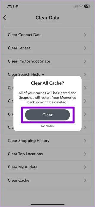 Top 7 manieren om Snapchat-meldingen te repareren die niet werken op de iPhone