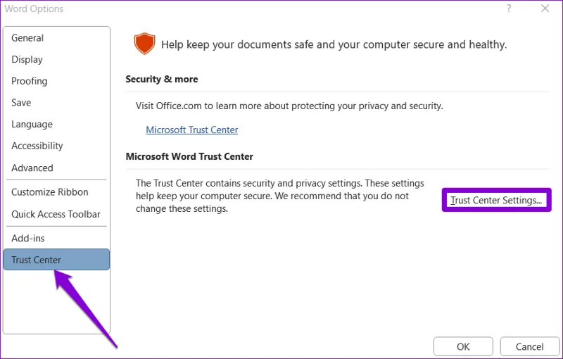 Las 7 soluciones principales para no poder seleccionar o resaltar texto en Microsoft Word para Windows