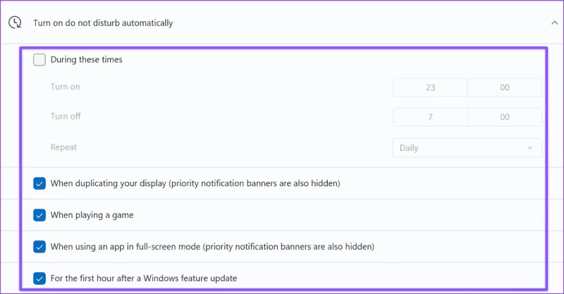 Les 5 meilleures façons de résoudre le problème d'activation de Ne pas déranger sous Windows 11