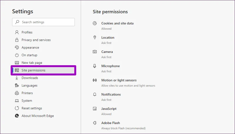 วิธีล้างแคชและคุกกี้บน Microsoft Edge