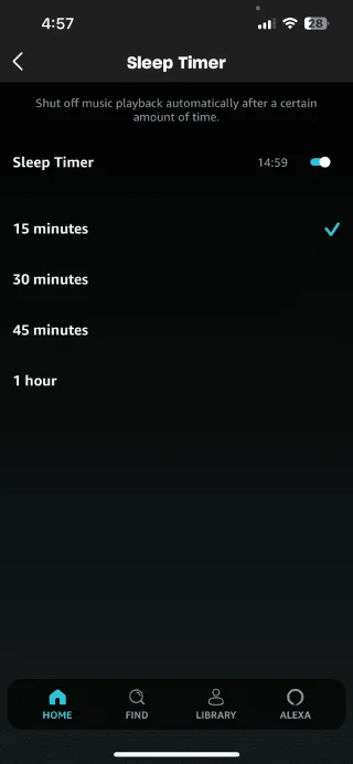 Come impostare il timer di spegnimento su Amazon Music