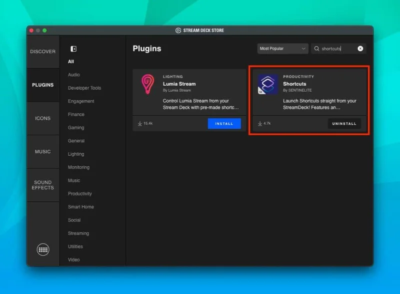 Come utilizzare le scorciatoie con uno Stream Deck su Mac