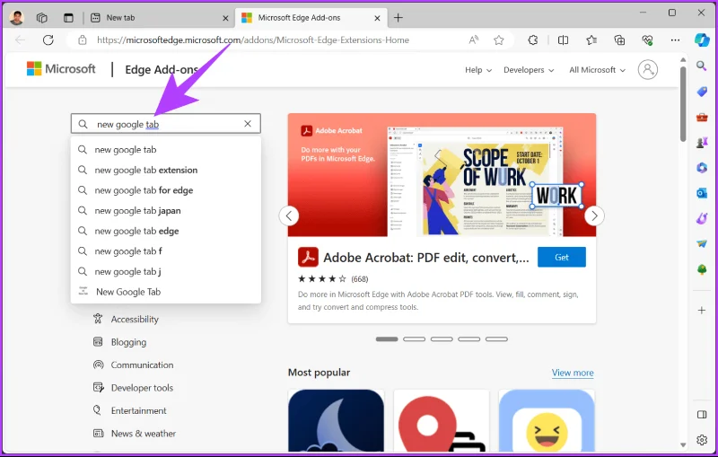 Hoe u van Google de standaardzoekmachine op Microsoft Edge kunt maken