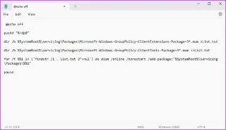 Cómo crear y ver archivos por lotes (BAT) en Windows 11