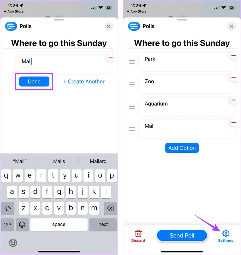 Cómo crear una encuesta en iMessage en iPhone y iPad