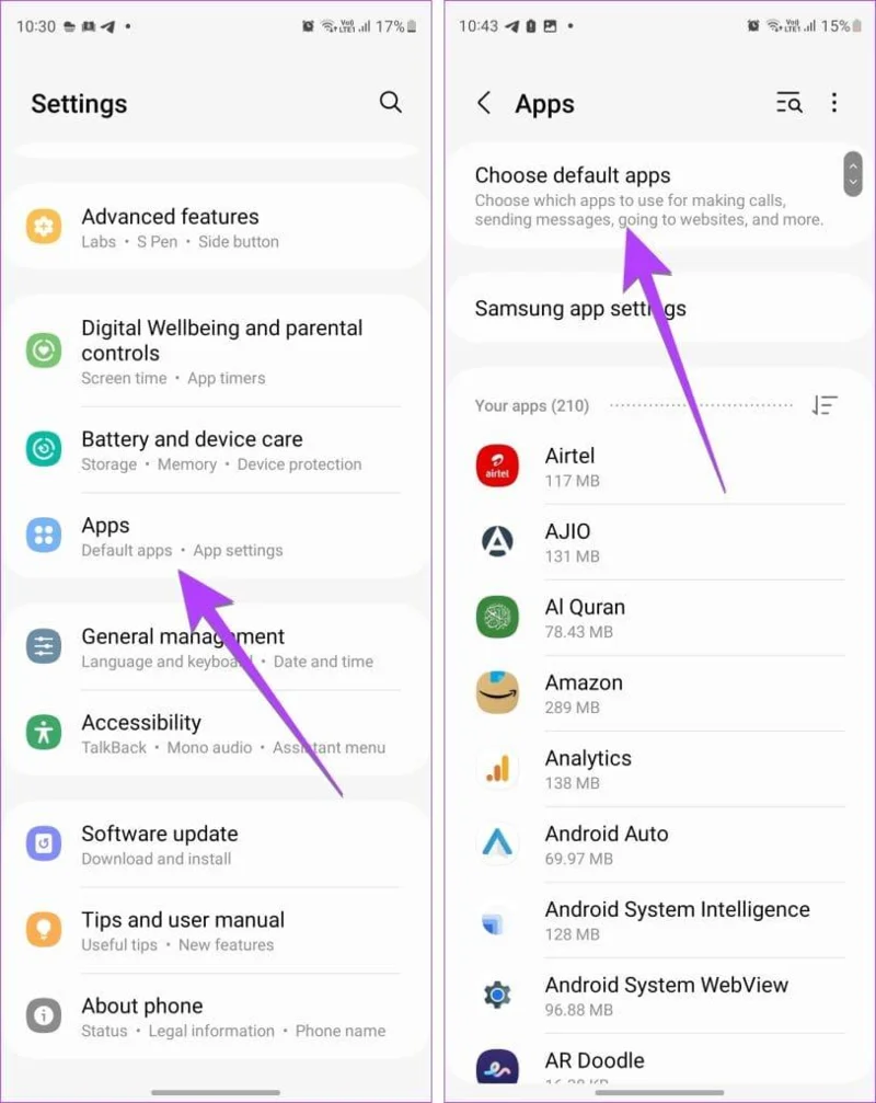 5 modi per ripristinare le impostazioni dei messaggi sui telefoni Samsung Galaxy