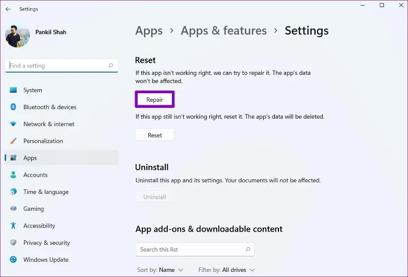5 formas de corregir la opción de permisos de aplicaciones en segundo plano que falta en Windows 11