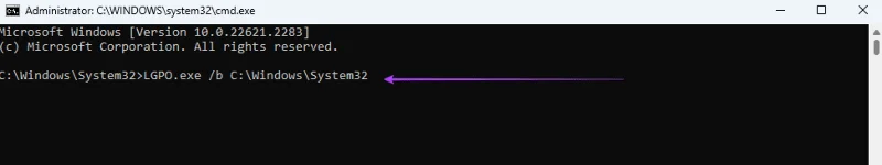 Les 4 meilleures façons de sauvegarder l'éditeur de stratégie de groupe local sous Windows 11