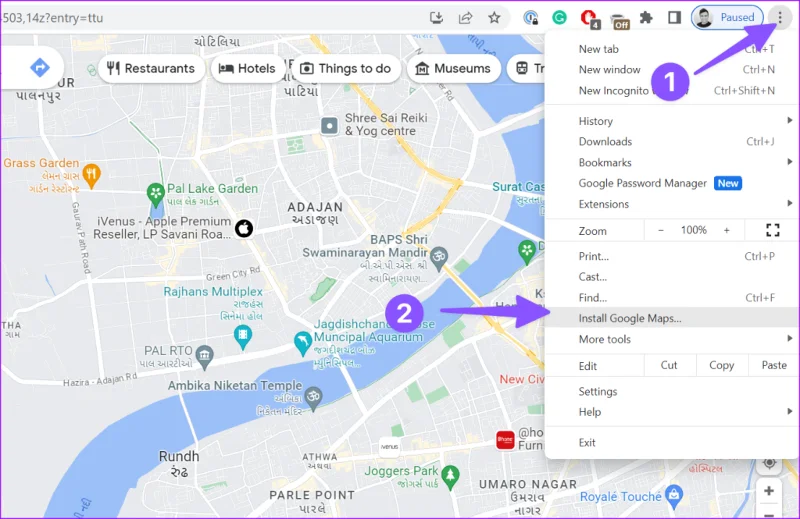 Cómo utilizar Google Maps en una PC con Windows