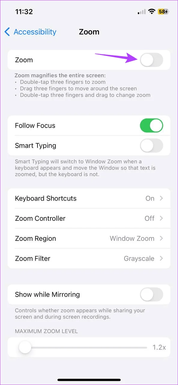 Esempio di utilizzo zoom