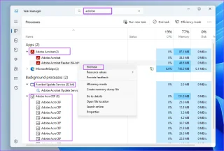 Cinco formas de solucionar el problema de que Adobe Acrobat Reader DC no se abre en Windows 11/10