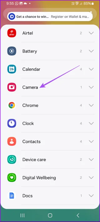Come aggiungere un widget fotocamera personalizzato sui telefoni Samsung Galaxy