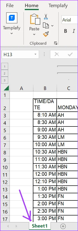 كيفية إصلاح عدم ظهور علامات تبويب ورقة عمل Excel