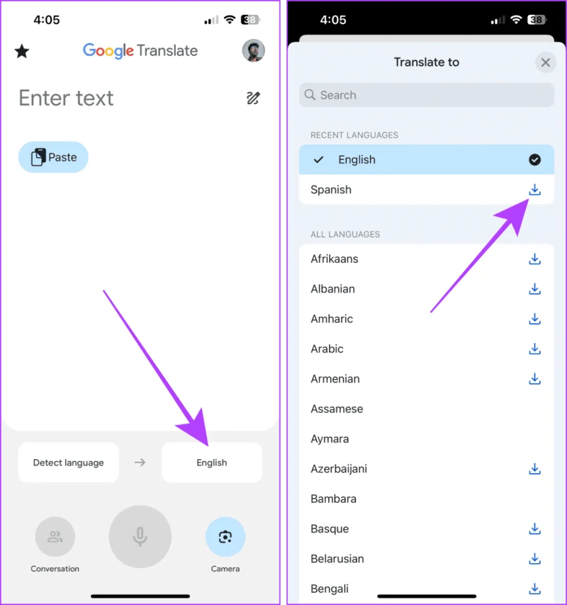 Hoe de Google Translate-app op iPhone te gebruiken