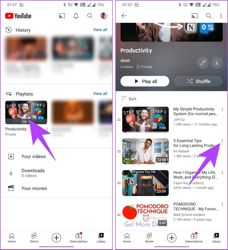 Come eliminare la playlist di YouTube su desktop o dispositivo mobile