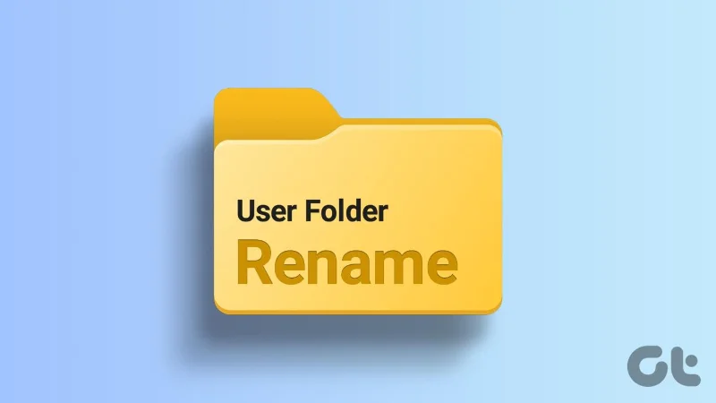 Cómo cambiar el nombre de la carpeta de usuario en Windows 11