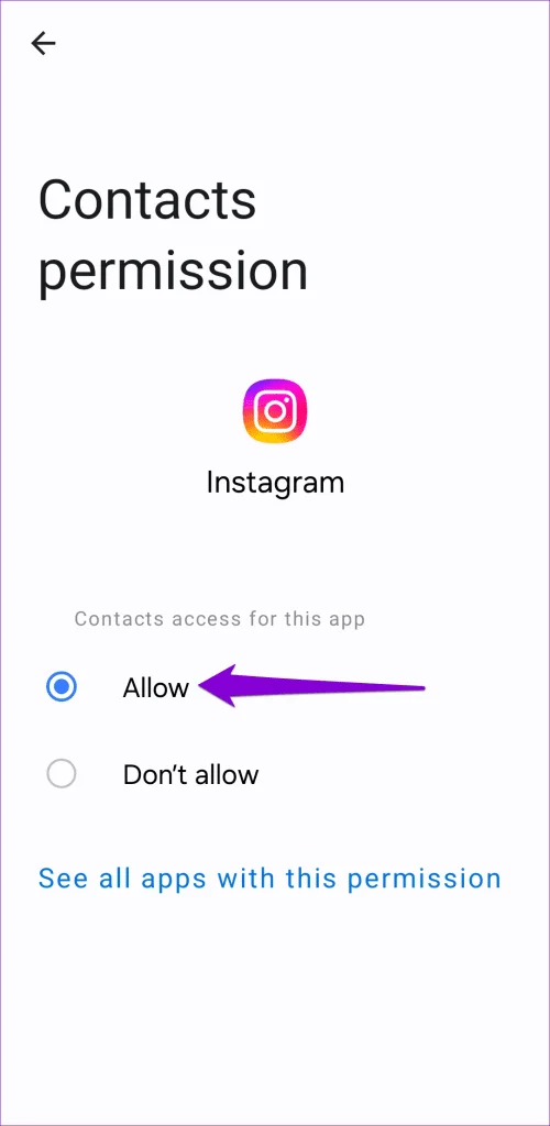 Le 6 principali correzioni per Instagram che non mostra i contatti telefonici