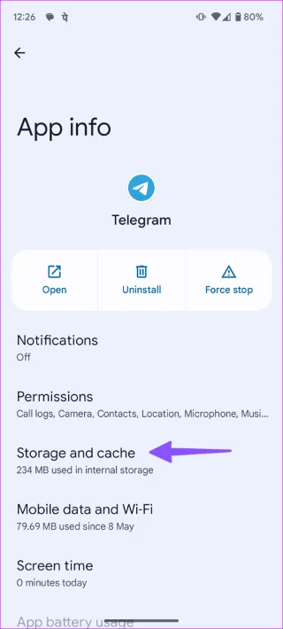 清除 Telegram 缓存