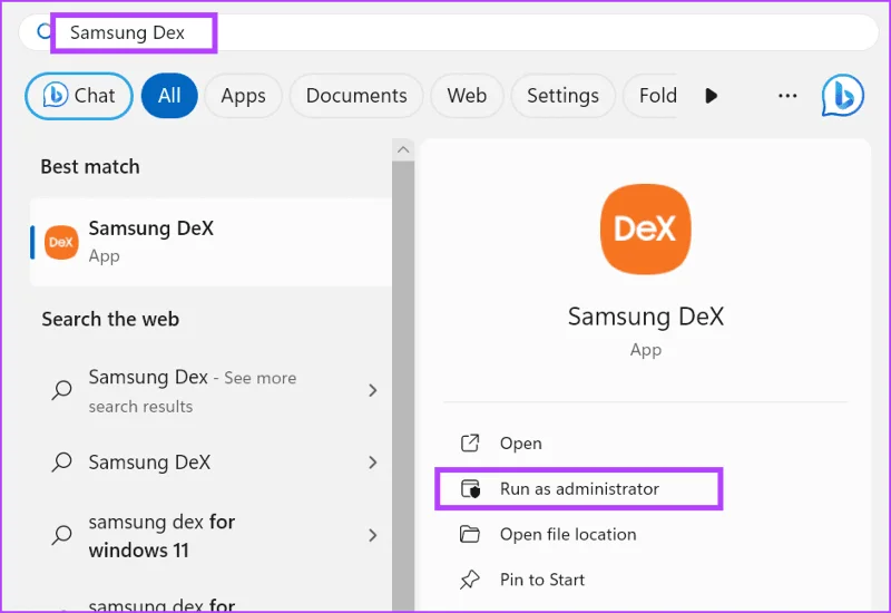 Las 9 soluciones principales para 'Samsung DeX no funciona' en Windows 11