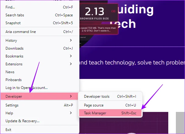 I 9 migliori modi per limitare l'utilizzo della RAM in Opera GX