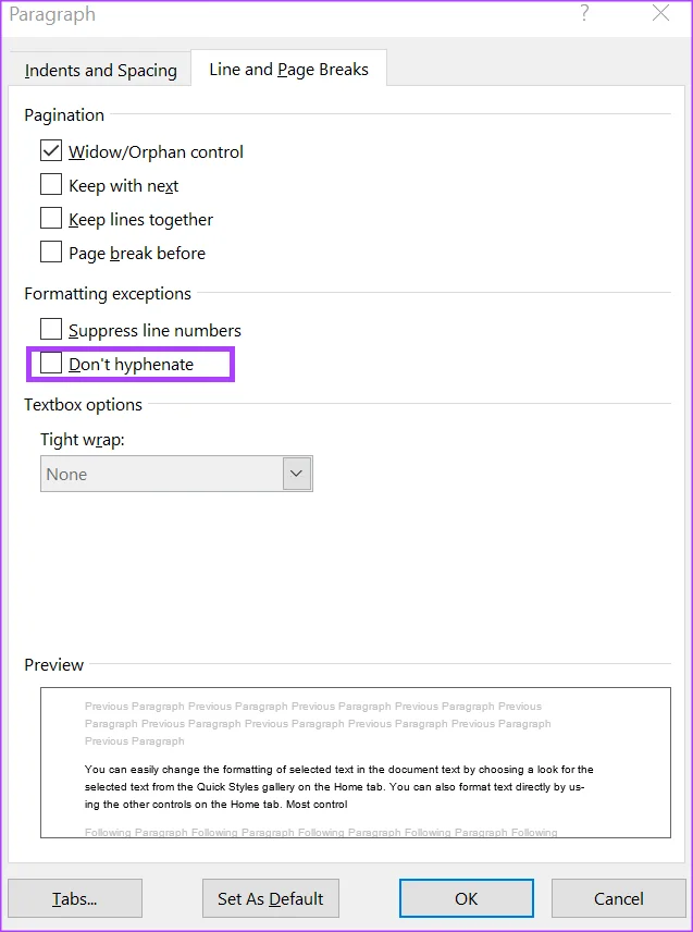 Como ativar e desativar a hifenização no Microsoft Word
