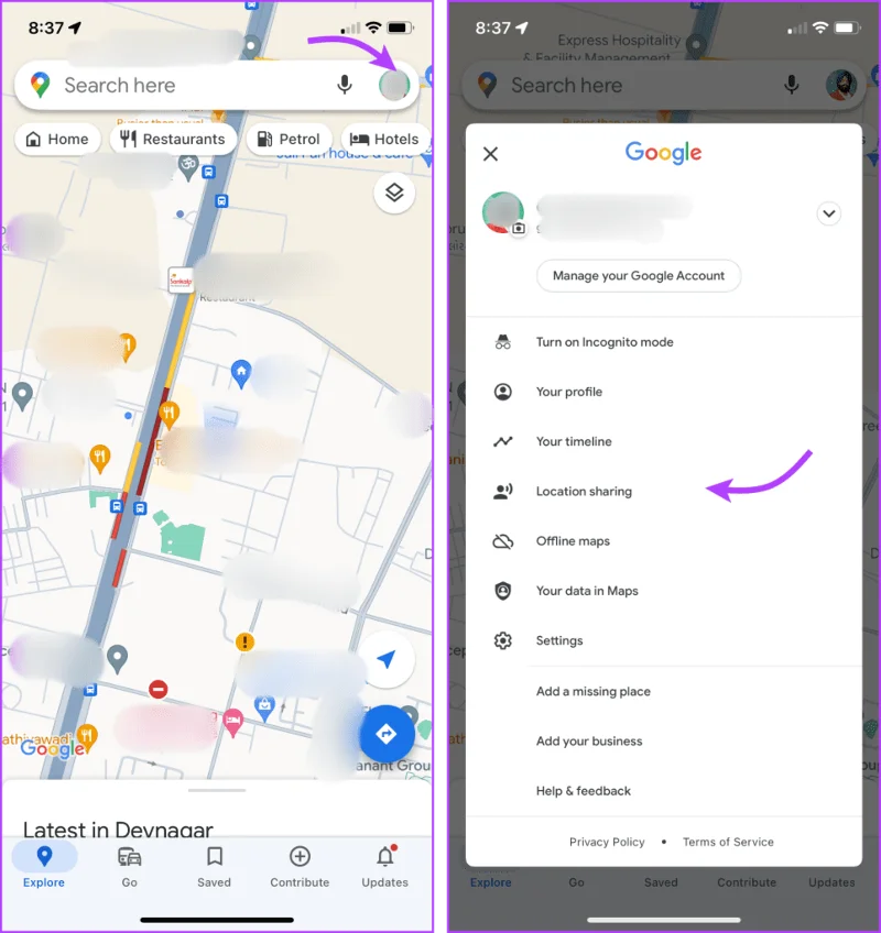 Come trovare la posizione di qualcuno tramite il numero di telefono su Google Maps