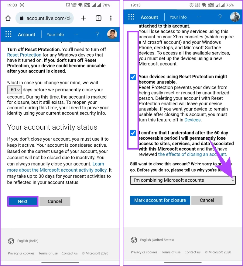 Come eliminare il tuo account Microsoft su desktop e dispositivi mobili