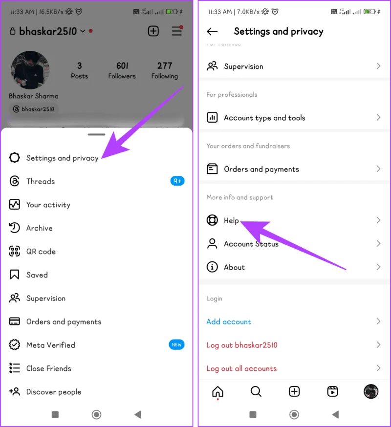 7 correzioni per "Impossibile contattare gli account disabilitati" su Instagram