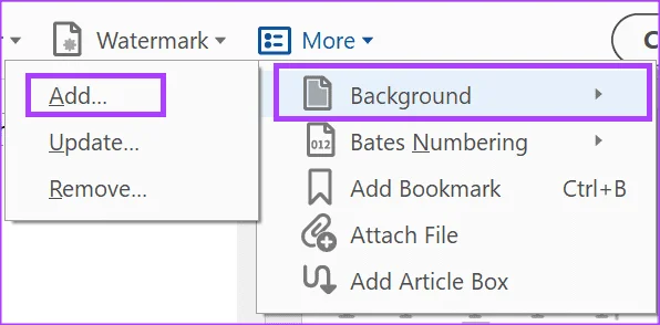 Comment ajouter et modifier un arrière-plan PDF à l'aide d'Adobe Acrobat