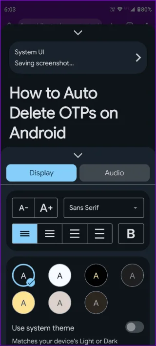 Comment utiliser l'application Mode Lecture sur Android