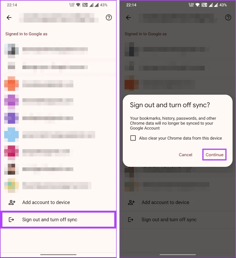 Comment changer de compte Google dans Chrome pour iOS, iPad et Android