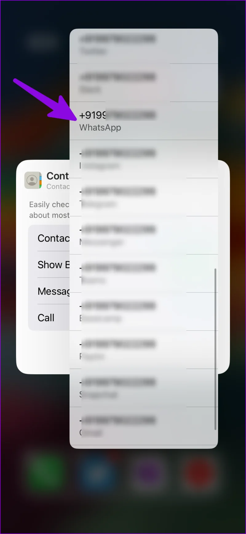 วิธีสร้างทางลัดการติดต่อ WhatsApp บน iPhone