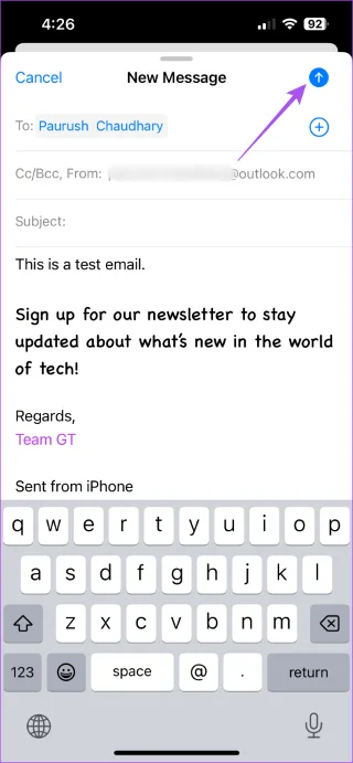 Hoe u de letterstijl in Apple Mail op iPhone, iPad en Mac kunt wijzigen