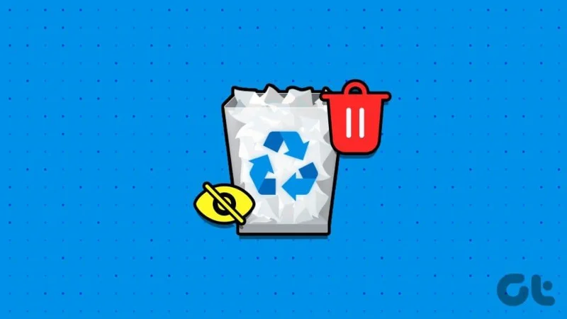 Cómo ocultar o eliminar el icono de la papelera de reciclaje en Windows 11