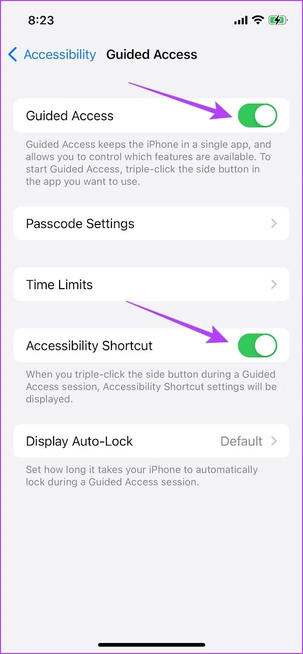 Begeleide toegang gebruiken op iPhone en iPad