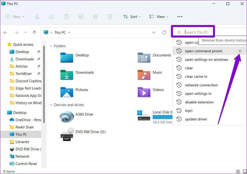 Cómo borrar todo el historial de actividad en Windows 11
