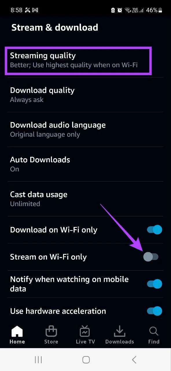 Cómo cambiar la calidad de transmisión de video de Amazon Prime en cualquier dispositivo