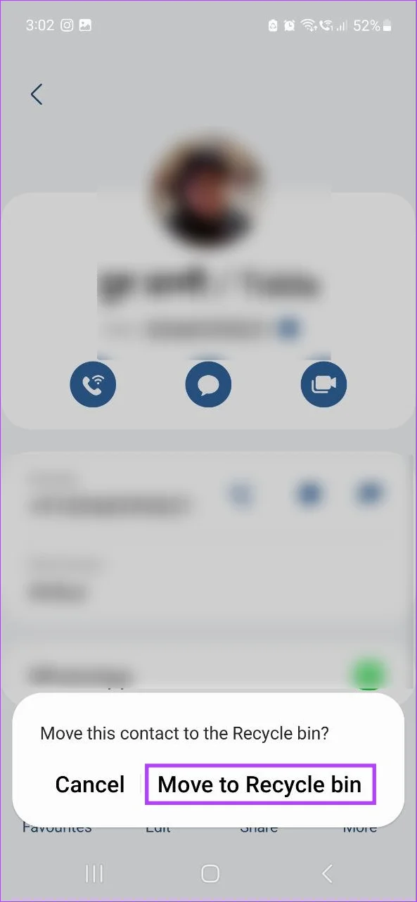 Eliminar contactos