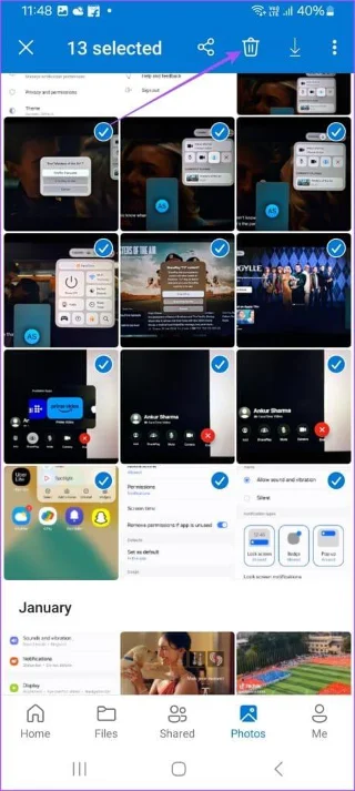 Come eliminare foto da OneDrive