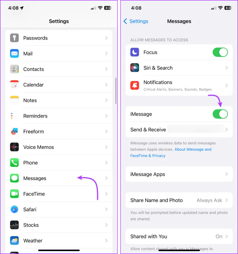 11 beste manieren om iMessage te repareren is een uitlogfout op de iPhone