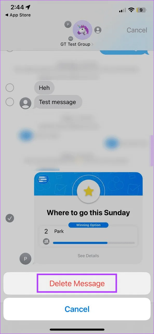 Cómo crear una encuesta en iMessage en iPhone y iPad