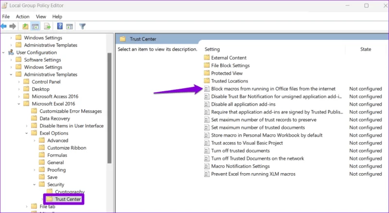 أهم 6 إصلاحات لخطأ Microsoft في حظر وحدات الماكرو في Excel لنظام التشغيل Windows