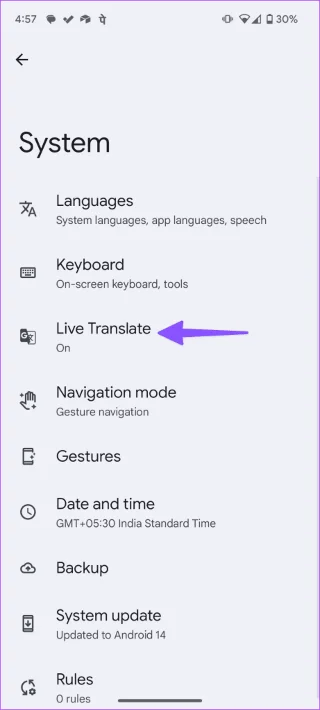 Désactiver Google Translate sur Android
